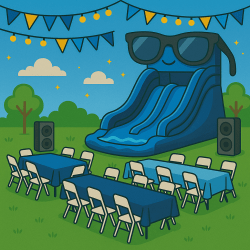 Sunglasses Summer Waterslide Party Package