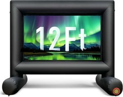 71RNSFTYF3L. AC SX466 1745388757 12 Foot Projector Screen W/ Projector