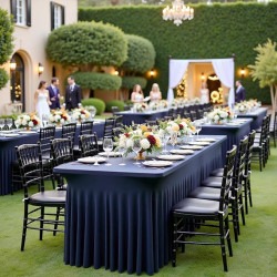 81YdTJ4ZWL. AC SX679 1745387759 Navy Blue Table Cloth