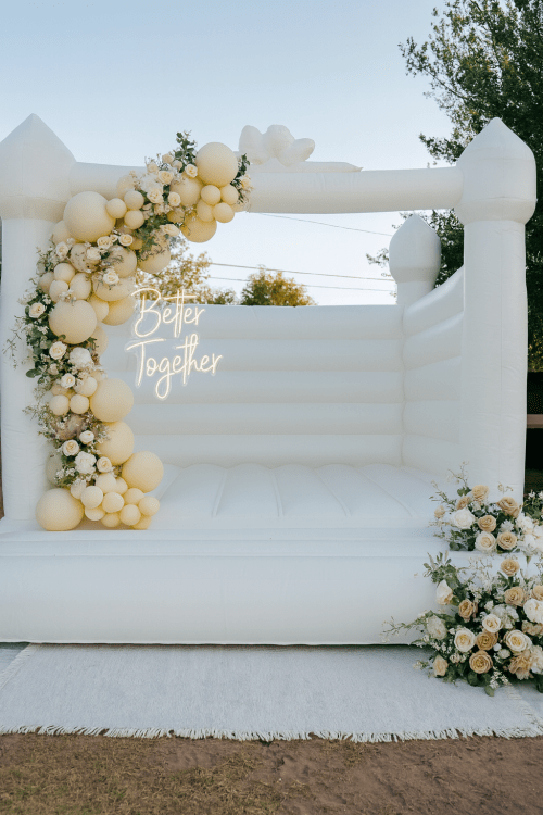 White Bounce House