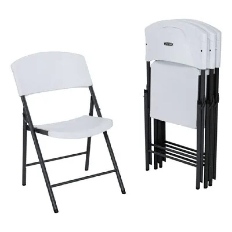 White Lifetime Folding Chair Rental
